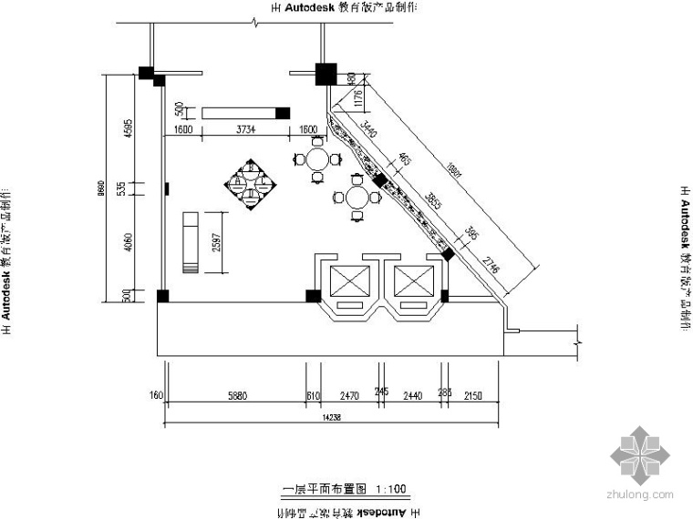 设计装饰工程资料下载-[江西]某酒吧装饰工程设计图