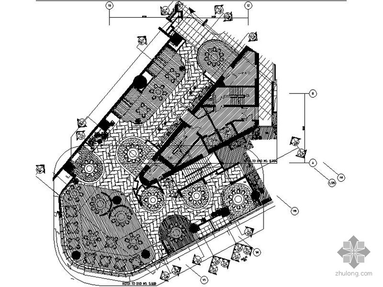 北京中餐厅装修资料下载-[北京]五星级酒店1F中餐厅施工图