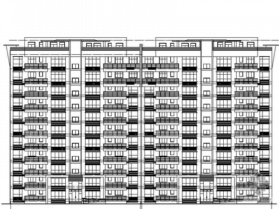 十一层住宅建筑结构资料下载-[成都]某十一层住宅建筑施工图