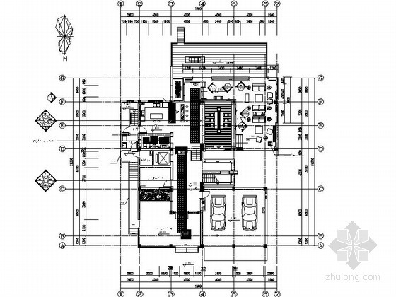 三层别墅电梯设计图资料下载-豪华现代三层别墅样板房装修图（含实景）