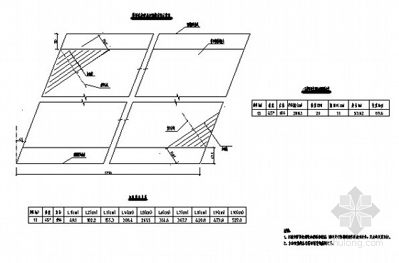 空心桥板施工资料下载-L-13m钢筋混凝土斜交空心桥板全套图纸