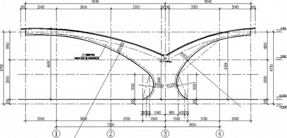 彩钢板钢结构厂房门施工图资料下载-海鸥造型厂房门卫钢结构施工图
