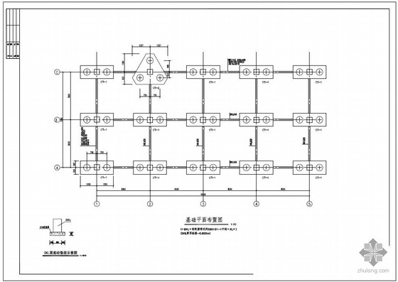 层间结构设计资料下载-某泵站配电间结构设计图