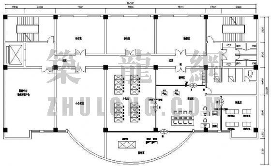机房工程调试技术方案资料下载-机房工程成套平面方案