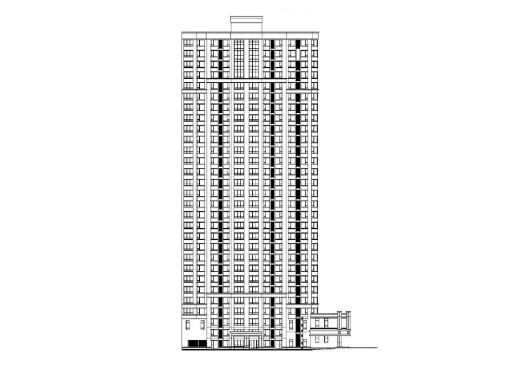 框架商业住宅楼建筑图资料下载-[安徽]5栋剪力墙/框剪结构住宅楼建筑施工图
