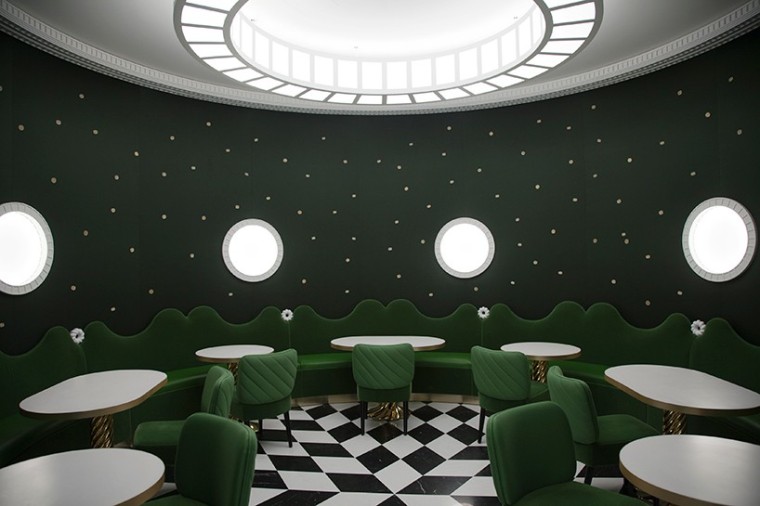 咖啡厅座椅平面图资料下载-日内瓦酒店杜拉丽咖啡厅