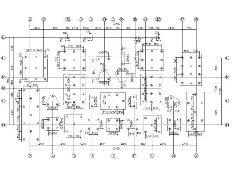 框架剪力墙建筑施工图资料下载-[海南]两栋地上11层框架剪力墙结构安置楼房结构施工图