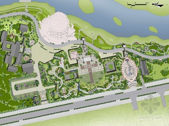 古典园林小区规划设计方案资料下载-[武夷山]中华古典茶博园景观规划设计方案