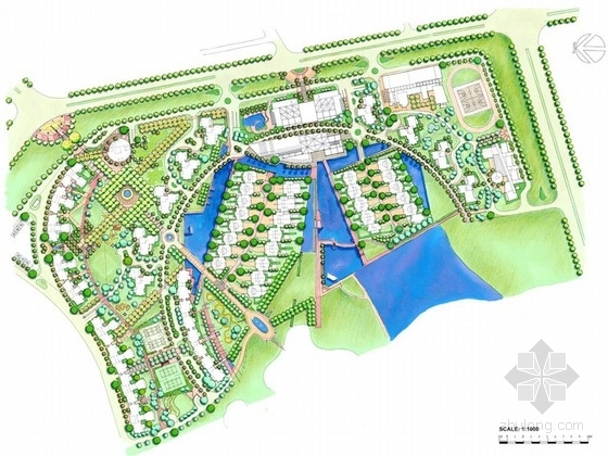 滨湖景观设计CAD资料下载-[深圳]现代滨湖景观设计方案（英文方案）
