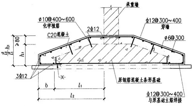 砖墙的厚度资料下载-结构加固，基础与砖墙的加固解析