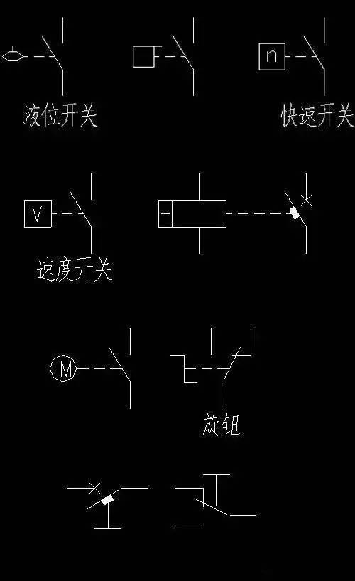 电磁阀电气图形符号CAD资料下载-电气工程CAD制图规则