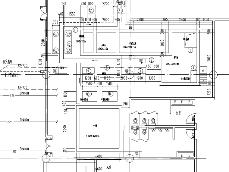 视错觉在室内设计中的应用资料下载-上海中水处理站建筑给排水图纸