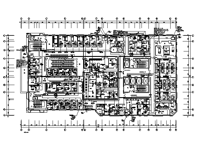 智能化布线施工图资料下载-重庆江北区中医院智能化施工图审定版129张（含14项弱电系统）