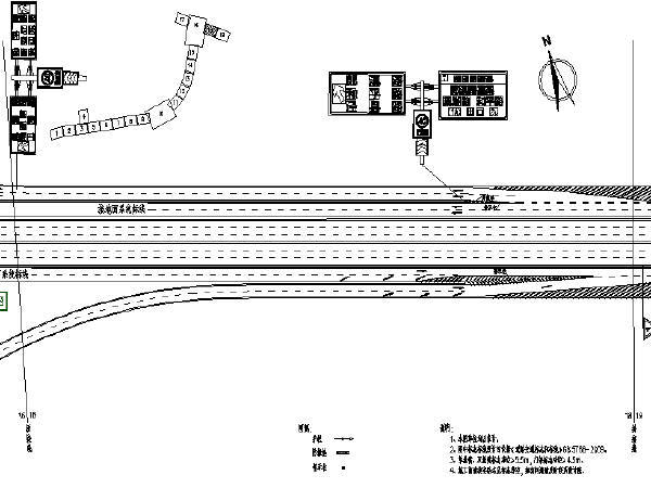 门架式钢结构资料下载-全长6.1km城市快速路高架道路工程交通安全设施图纸192张DWF（标志标线，信号电子监控）