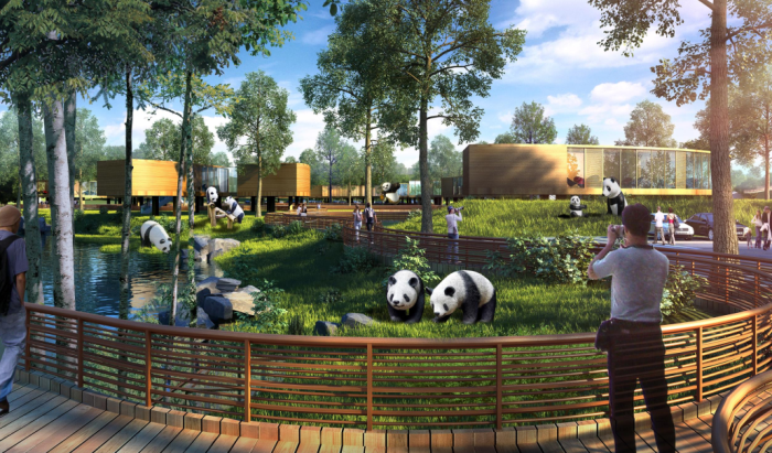 古镇景观规划设计方案资料下载-[四川]熊猫乐园生态旅游城市景观规划设计方案