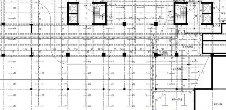 商住楼建筑结构全套图纸资料下载-某高层商住楼电气全套图纸