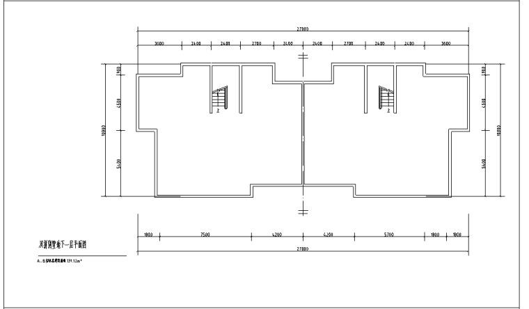 300平方别墅图纸资料下载-两层510平方米双拼别墅室内设计CAD图纸及SU模型