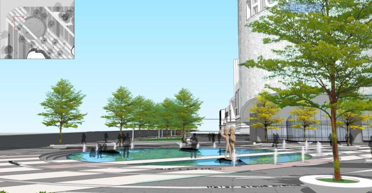 滨河商业街景观设计资料下载-[中国]海尔居住区商业街（方案二）景观设计文本（包含PDF+156页）
