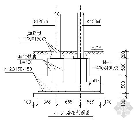 某廊架结构图