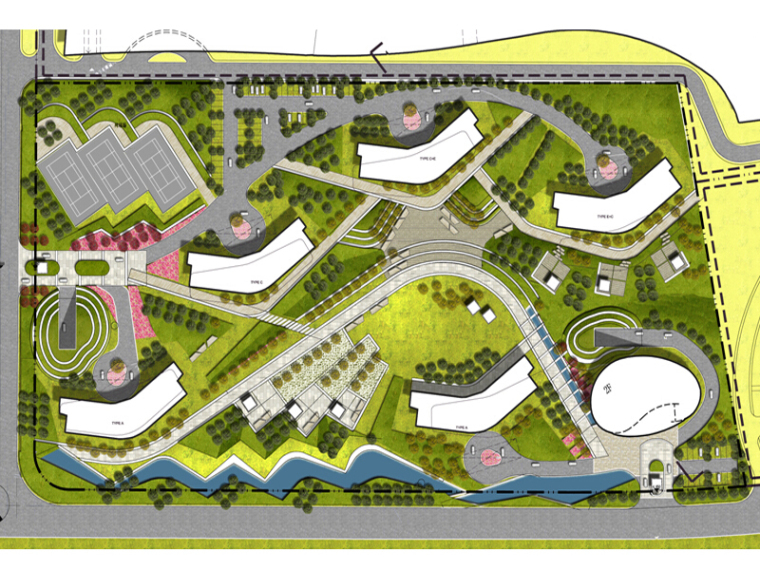 体育场景观方案设计资料下载-[辽宁]地形花园广场景观扩初方案设计