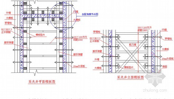 现浇板模板图资料下载-[河北]砖混结构宿舍楼工程模板工程施工方案(41页 附特殊节点做法图)