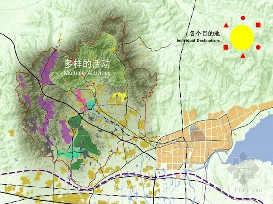 景区标识图片资料下载-[天津]自然风景区概念性总体规划分析方案