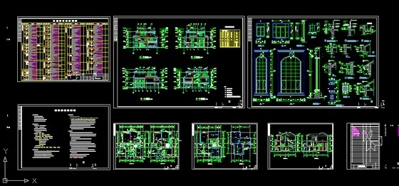 [广东]三层别墅建筑施工图(三厅五卧五卫 约190平米)-缩略图 