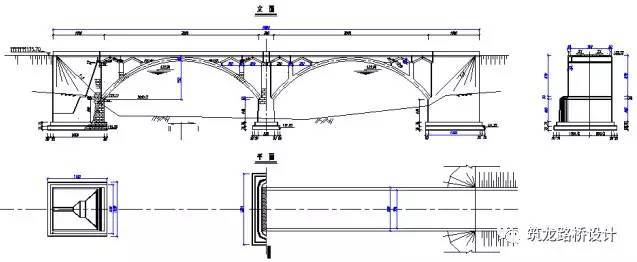 或许这是最全的空腹式石拱桥施工设计图纸，值得收藏_13