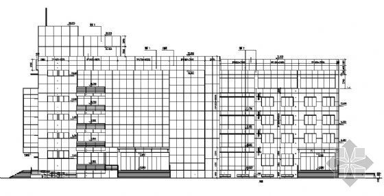 传染科楼建筑施工图资料下载-综合楼建筑施工图