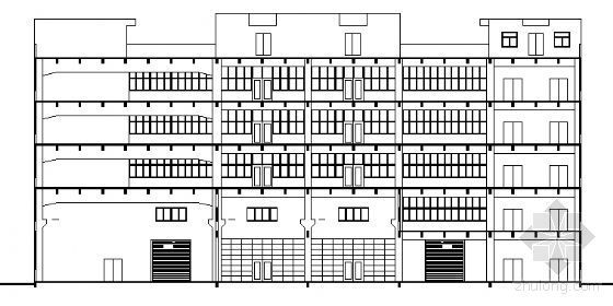 某五层18米跨厂房建筑方案图