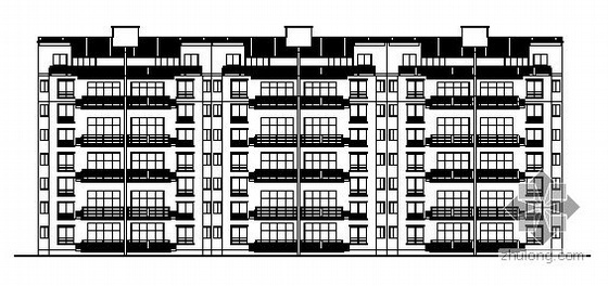 五层楼建筑结构施工图纸资料下载-遵义市某五层半复式住宅楼建筑结构施工图