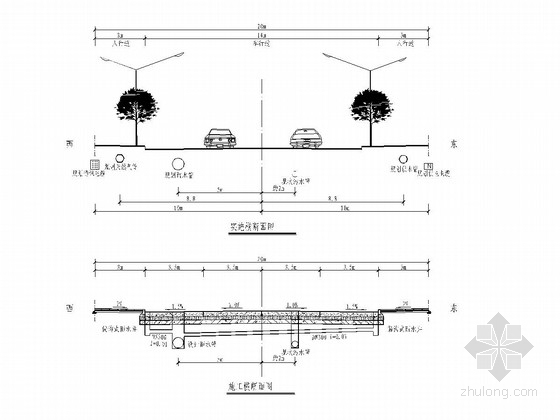道路树木施工资料下载-城市支路工程道路排水施工图