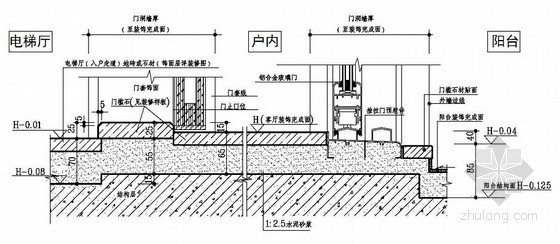 2015年建筑工程住宅设计管理要求与标准（编制详细）-住宅地面装修层厚度 