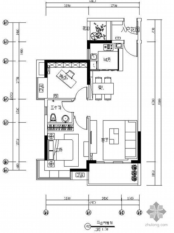 深圳小户型样板间资料下载-[深圳]小户型样板房装修图