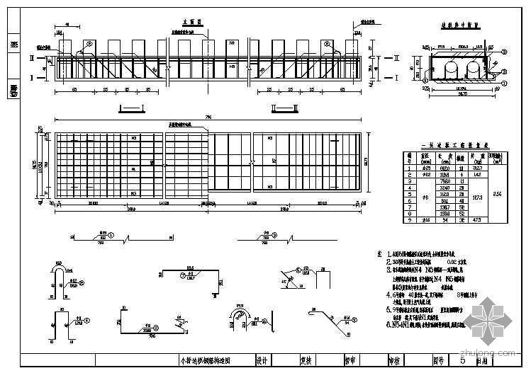 15米小桥图纸资料下载-8米空心板小桥设计图