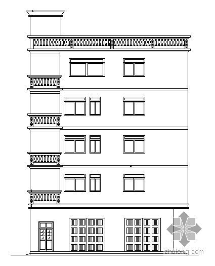酒店建筑设计方案图纸资料下载-某五层私宅建筑设计方案图