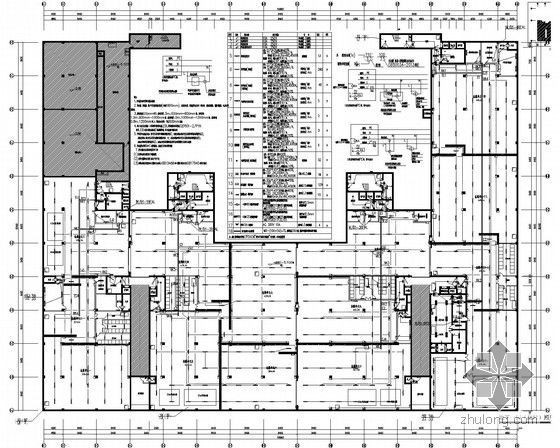 [浙江]医科大学校园工程电气施工图（图书馆、会堂、风雨操场、地下室）-地下一层（战时）照明平面图