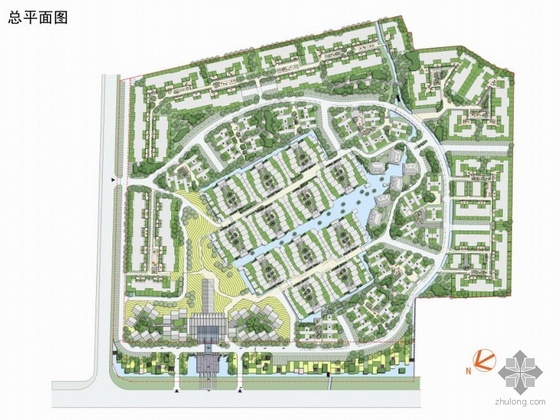 居住区景观设计CAD总图资料下载-成都居住区景观设计文本
