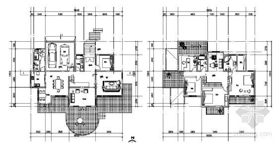 某二层钢结构别墅建筑方案图-3