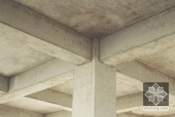 钢筋模板混凝土成套施工工艺（多图）-梁柱板施工效果