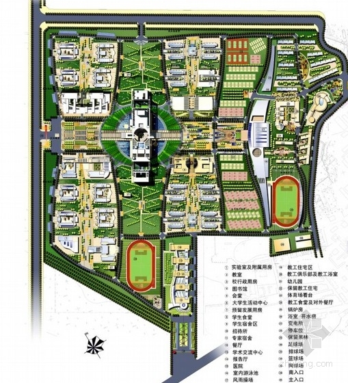 大学总体规划设计ppt资料下载-[甘肃]理工类大学校园总体规划设计方案