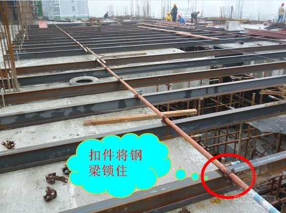 钢结构悬空楼梯资料下载-[QC成果]大跨度中庭悬空结构模板支撑体系成果汇报(创新QC)