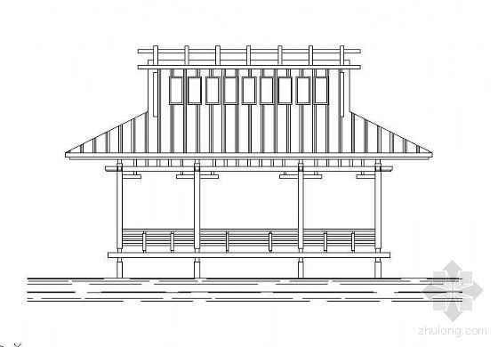 cad榭施工图资料下载-白帆榭施工图