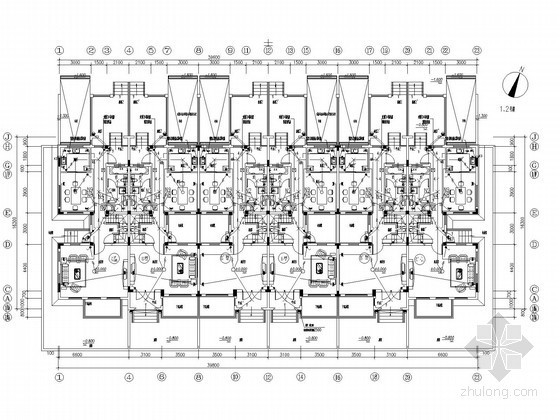 单层别墅建筑施工图纸资料下载-[上海]大型商业建筑群全套电气施工图纸349张（含别墅、高层住宅、商业网点）