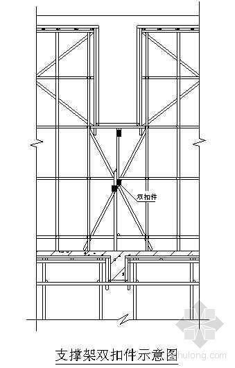 转换层模板支撑架资料下载-重庆某高层商住楼转换层模板及支撑施工方案