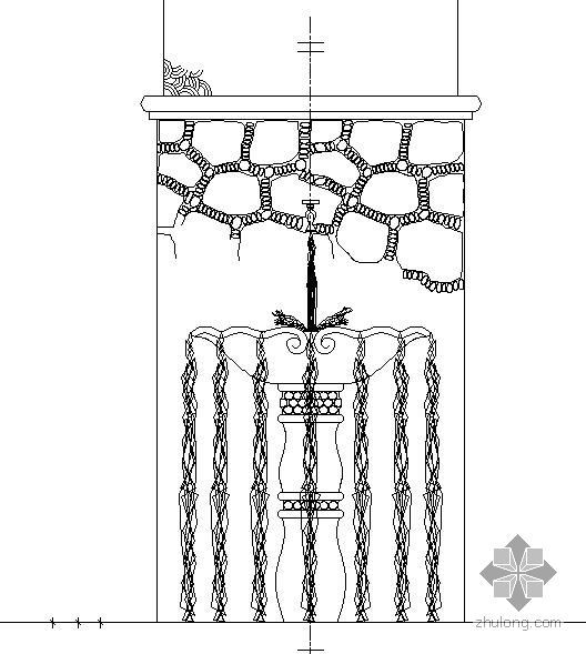 水钵cad模型资料下载-跌泉水钵施工大样图