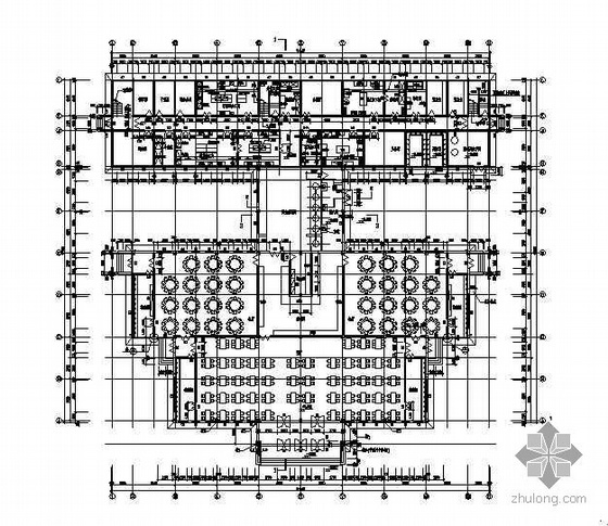 某学院二层砖混结构食堂建筑扩初- 