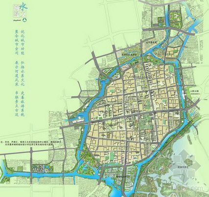 环城河景观设计资料下载-嘉兴环城河两线景观设计方案