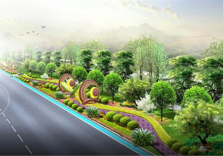 旅游道路景观案例资料下载-[河北]唐山湾三岛道路景观概念性设计