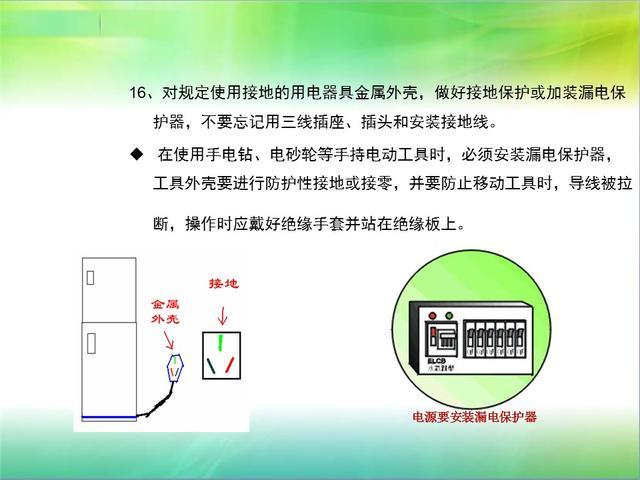 用电安全基础知识（实用版）